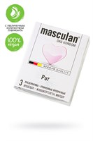Супертонкие презервативы Masculan Pur - 3 шт. - фото 1374917