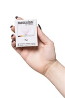 Супертонкие презервативы Masculan Pur - 3 шт. - фото 1374919