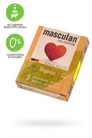 Экологически чистые презервативы Masculan Organic - 3 шт. - фото 1374925