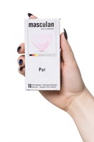 Супертонкие презервативы Masculan Pur - 10 шт. - фото 1374935