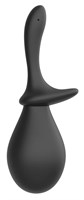 Черный анальный душ Nexus Anal Douche Set с 2 сменными насадками - фото 1375078