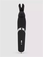 Черный вибратор Rabbit Rechargeable Wand Vibrator - 26,7 см. - фото 1375111