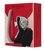 Красный бесконтактный клиторальный стимулятор Womanizer Marilyn Monroe Special Edition - фото 1375132
