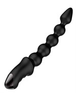 Черный гибкий вибростимулятор Nexus Bendz - 29,2 см. - фото 477437