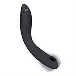 Темно-серый стимулятор G-точки Womanizer OG c технологией Pleasure Air и вибрацией - 17,7 см. - фото 405779