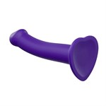 Фиолетовый фаллоимитатор-насадка Strap-On-Me Dildo Dual Density size S - 17 см. 298032 - фото 24808