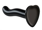 Черный фаллоимитатор-насадка Strap-On-Me P G spot Dildo size S - 16,4 см. - фото 1375341