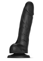 Черный фаллоимитатор Strap-On-Me Sliding Skin Realistic Dildo size L - фото 477526
