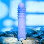 Фиолетовый светящийся G-стимулятор The G-Rave - 15,1 см. - фото 1410676
