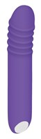 Фиолетовый светящийся G-стимулятор The G-Rave - 15,1 см. - фото 412835