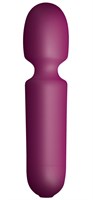 Сливовый wand-вибратор Playful Passion - 16,9 см. - фото 477884
