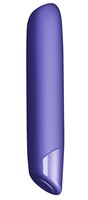 Фиолетовый классический вибратор Very Peri - 16 см. - фото 477888
