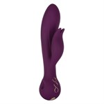 Фиолетовый вибратор-кролик Desire - 22,25 см. - фото 478148