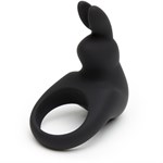Черное эрекционное виброкольцо Happy Rabbit Rechargeable Rabbit Cock Ring - фото 478241