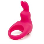 Розовое эрекционное виброкольцо Happy Rabbit Rechargeable Rabbit Cock Ring - фото 478244