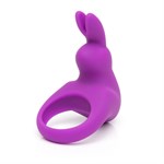 Фиолетовое эрекционное виброкольцо Happy Rabbit Rechargeable Rabbit Cock Ring - фото 478247