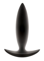 Чёрная анальная пробка для ношения Renegade Spades - 10,1 см. - фото 255762