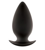 Чёрная анальная пробка большого размера Renegade Spades для ношения - 11,1 см. - фото 139199