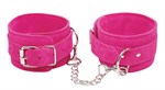 Розовые замшевые наручники Pink Wrist Cuffs - фото 219614