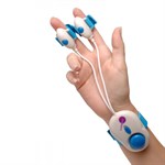 Двойной вибратор на руку для массажа Dobla - фото 245580