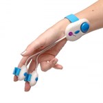 Двойной вибратор на руку для массажа Dobla - фото 245582