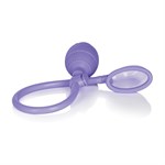Фиолетовая помпа для клитора Mini Silicone Clitoral Pump  - фото 45357