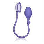 Фиолетовая помпа для клитора Mini Silicone Clitoral Pump  - фото 235530