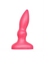 Розовая гелевая пробочка с каплевидным кончиком - 10 см. 32733