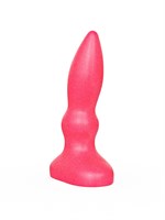 Розовая гелевая пробочка с каплевидным кончиком - 10 см. 32733