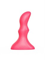 Розовый массажёр простаты - 10 см. 32736