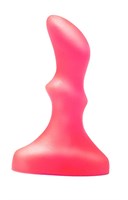 Розовый массажёр простаты - 10 см. - фото 168116