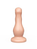 Телесный стимулятор простаты с изгибами - 13,5 см. 32756