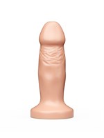 Телесная анальная пробка-фаллос - 12 см. 32758