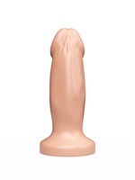 Телесная анальная пробка-фаллос - 12 см. 32758