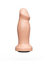Анальный фаллоимитатор телесного цвета с ярко выраженной головкой - 14 см. 32759