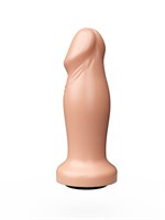 Анальный фаллоимитатор телесного цвета с ярко выраженной головкой - 14 см. 32759