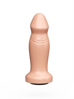 Анальный фаллоимитатор телесного цвета с ярко выраженной головкой - 14 см. 32759