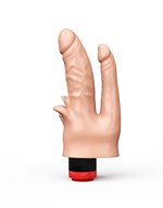 Двойной анально-вагинальный гелевый вибратор - 20 см. 32814