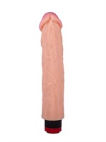 Вибратор-реалистик с розовой головкой - 26,2 см. - фото 1323157