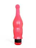 Гелевый розовый массажёр простаты - 20,5 см. 33004