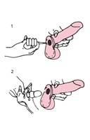 Гелевая насадка для страпона - 21 см. 33116