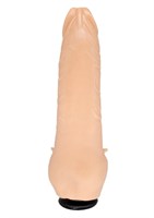 Телесная насадка-фаллос с шипами для массажа клитора - 18,5 см. - фото 1324187