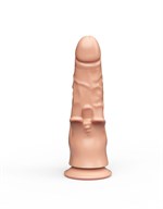 Фаллоимитатор на присоске для тройной стимуляции - 19,5 см. 33277