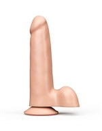 Фаллоимитатор на присоске телесного цвета - 16,5 см. 33381