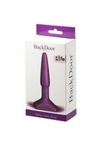 Фиолетовый анальный стимулятор Small Anal Plug Purple - 12 см. - фото 73511