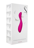 Розовый вибромассажёр Tundra Swan - 17 см. - фото 246230