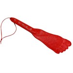 Красная хлопалка в форме ступни - 34,5 см. - фото 139601
