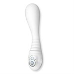 Белый вибромассажер Vibe - 19 см. - фото 246299 Белый вибромассажер Vibe - 19 см. - фото 246299