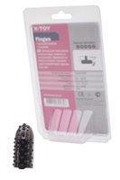 Пепельное стимулирующее кольцо на палец Fingus - фото 246471