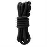 Черная хлопковая веревка для связывания - 3 м. - фото 243959